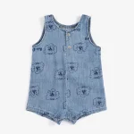 Kids Cotton Dog Print Onesie
