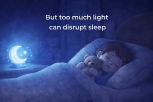 nightlight brightness affecting sleep